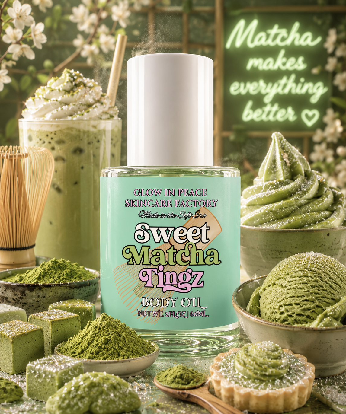 Sweet Matcha Tingz Body Oil🍵
