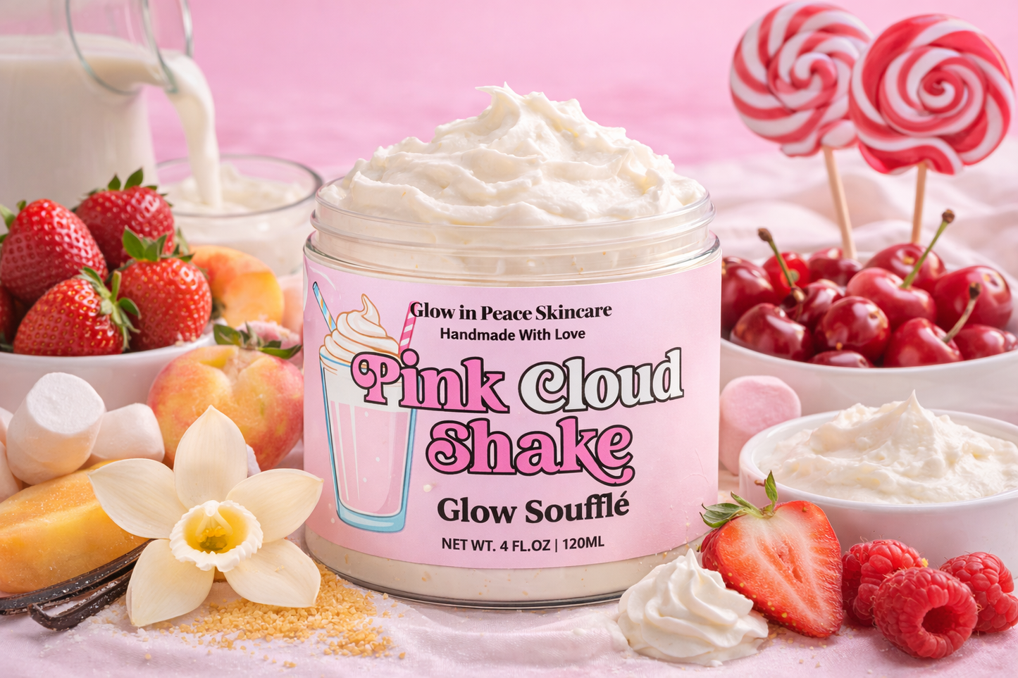 Pink Cloud Shake Glow Soufflé