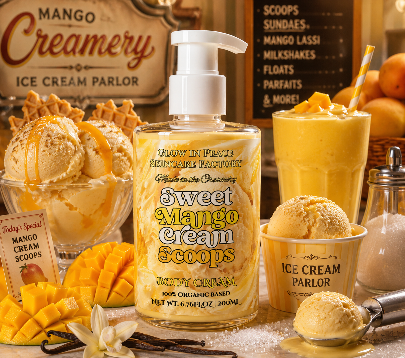 Sweet Mango Cream Scoops Body Cream (Coming Soon)