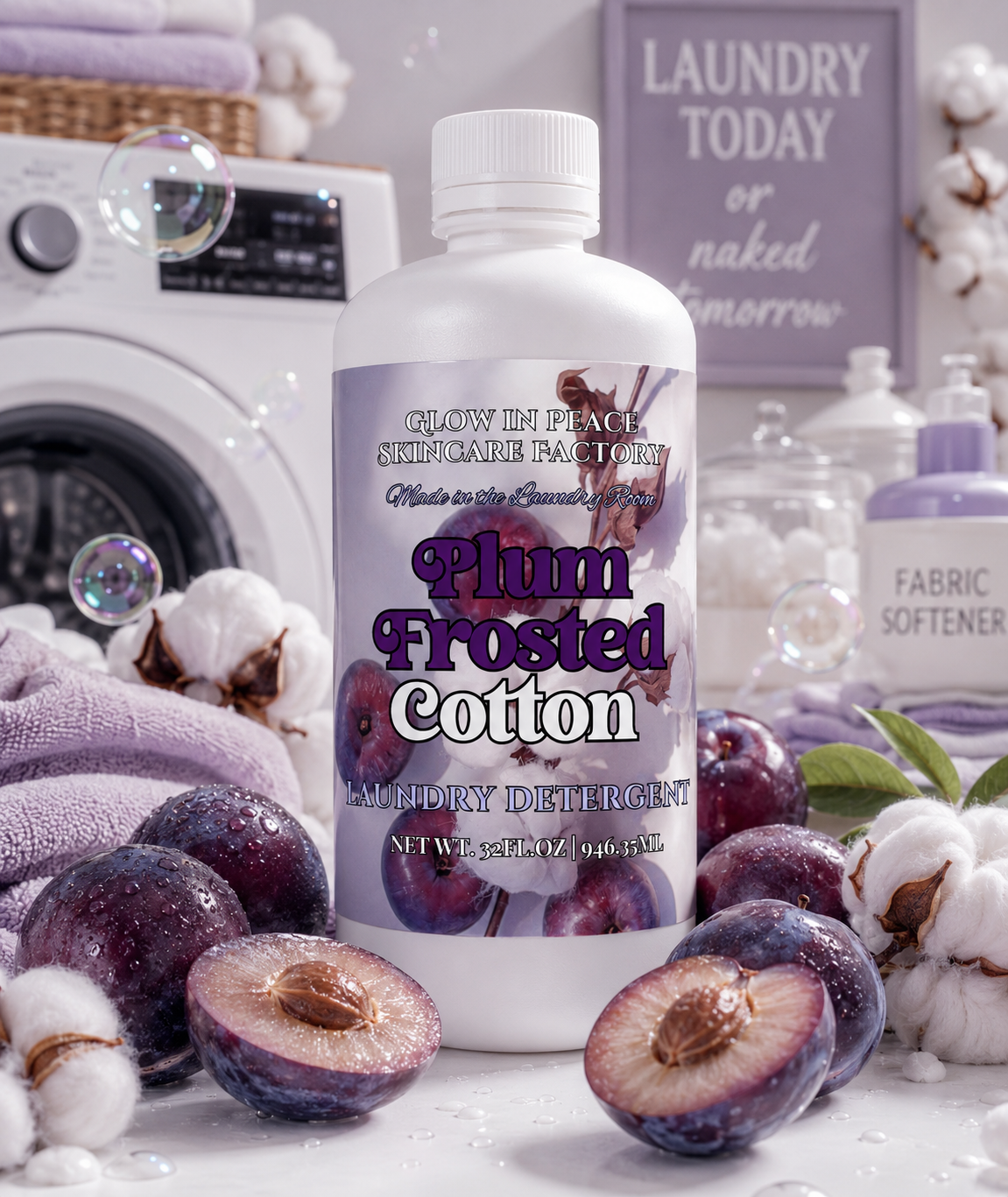 Plum Cotton Laundry Detergent