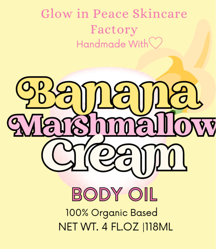 Banana Marshmallow Cream Body Oil