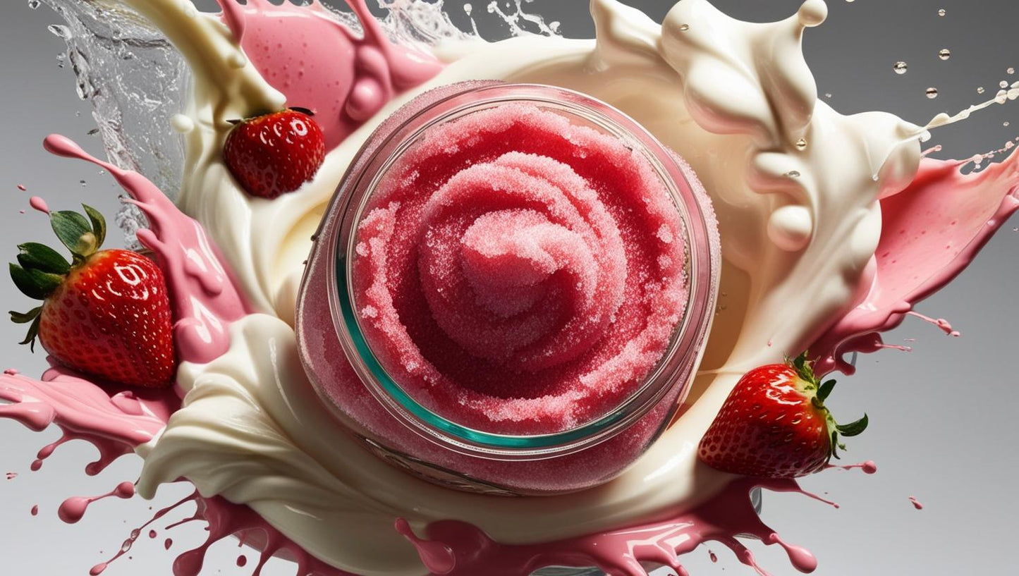 Strawberry Milk Sugar Scoops