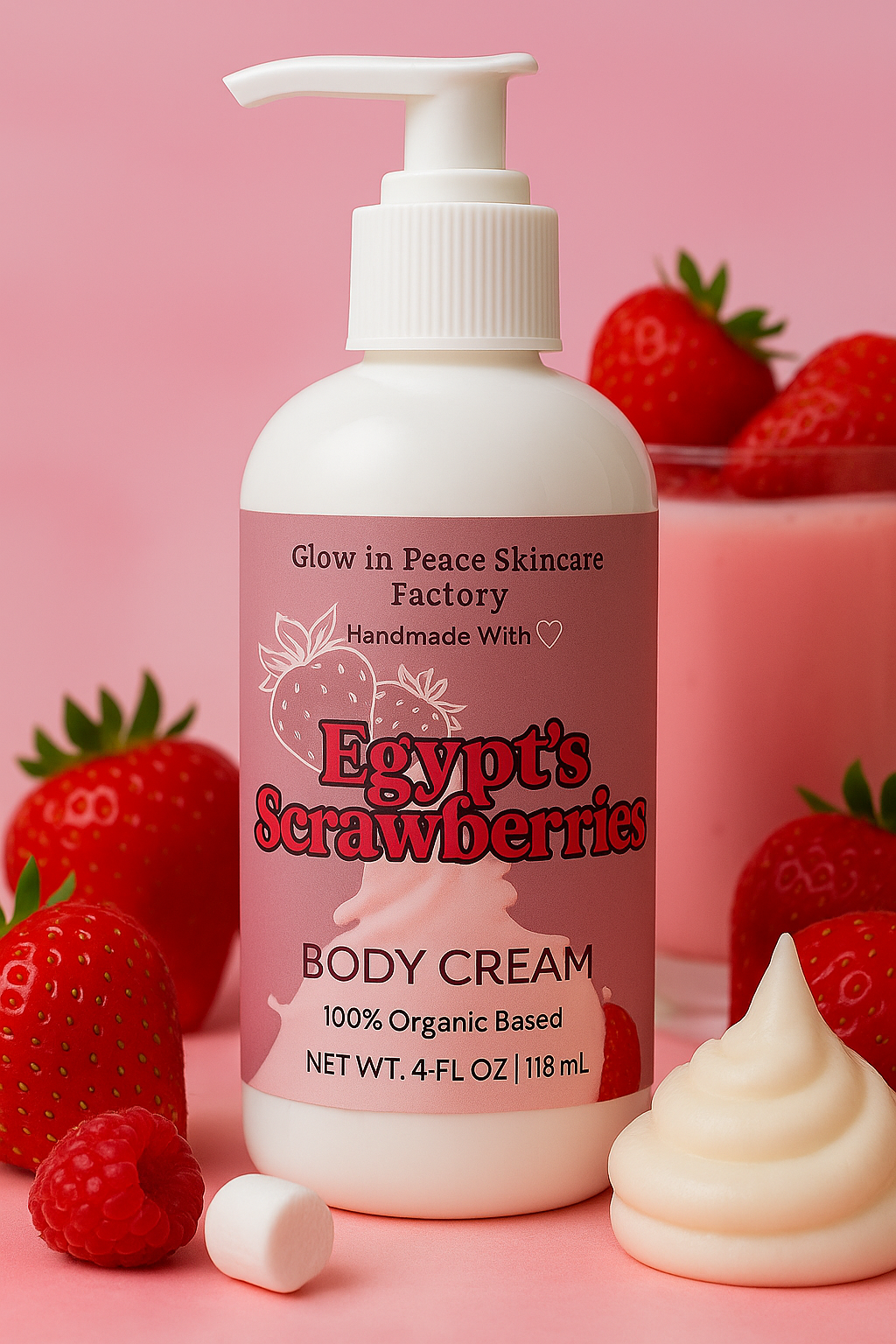 Egypt’s Scrawberries Body Cream