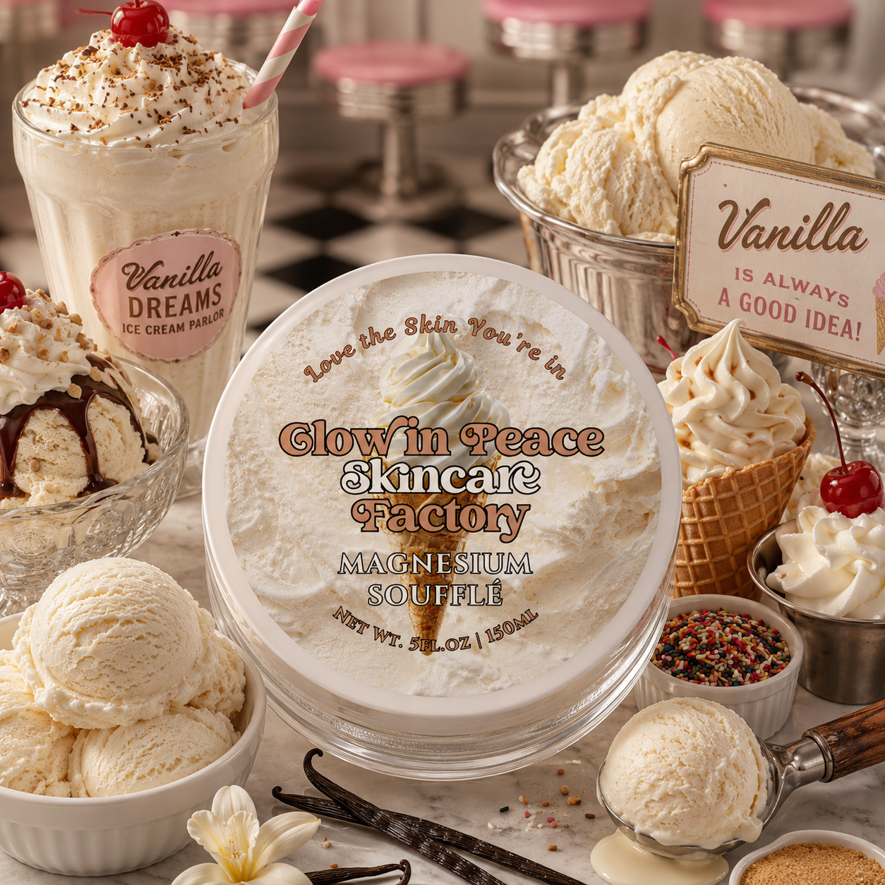 Ice cream Scoops Magnesium Soufflé 🍨