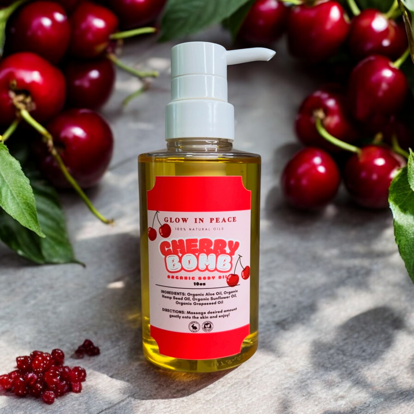 Cherry Bomb Body Oil 10oz