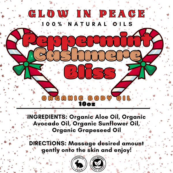 Peppermint Cashmere Bliss Body Oil 10oz