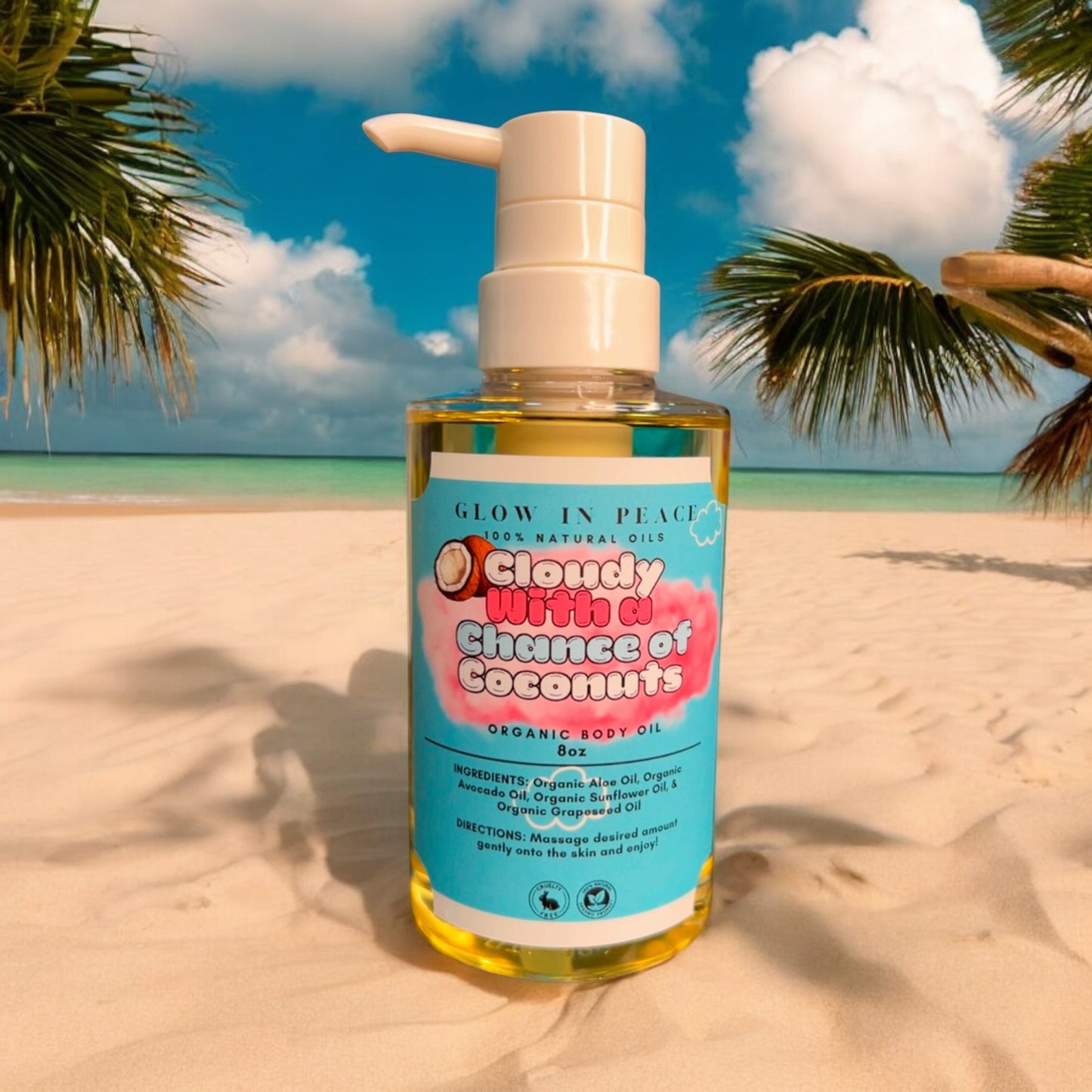 Cloudy With a Chance of Coconuts Body Oil 10oz