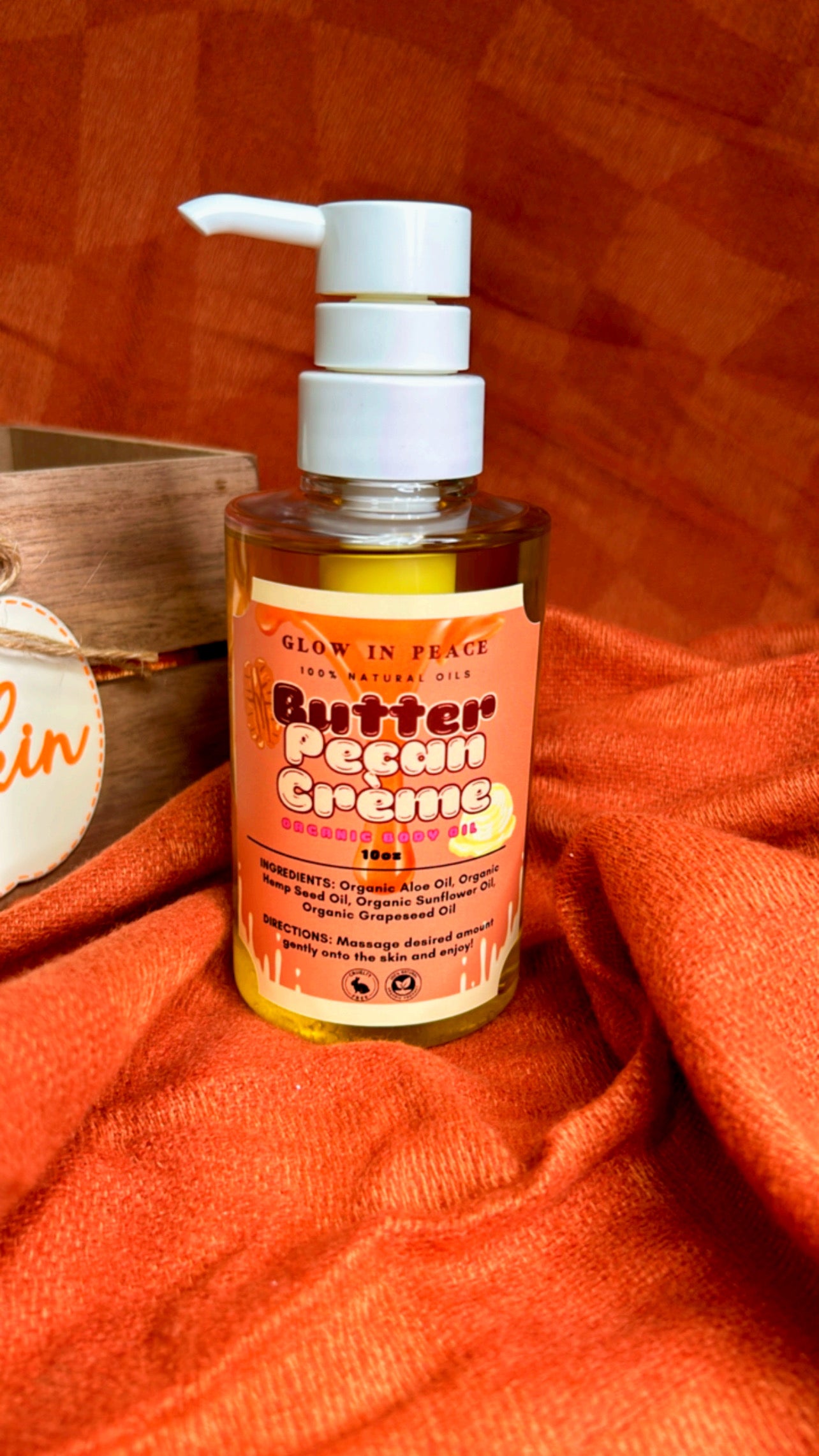 Butter Pecan Crème Body Oil 10oz