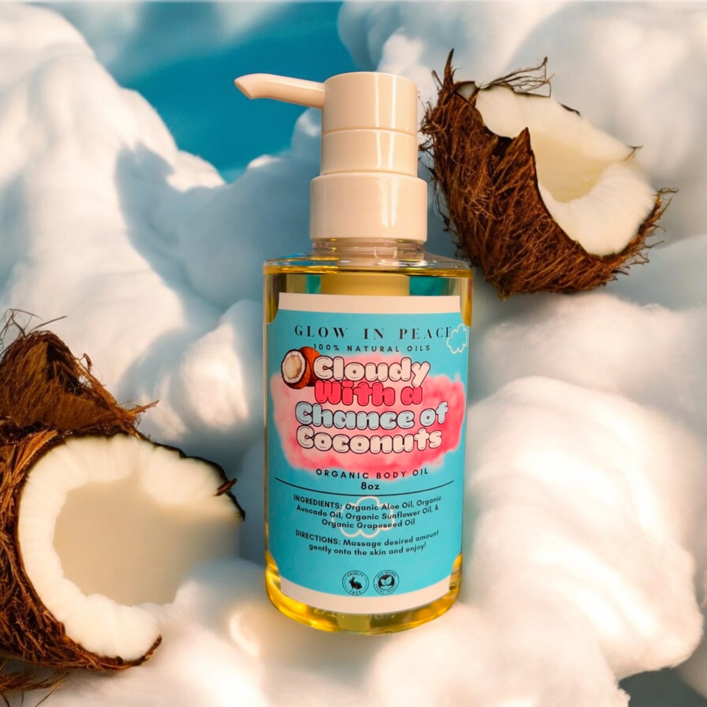 Cloudy With a Chance of Coconuts Body Oil 10oz