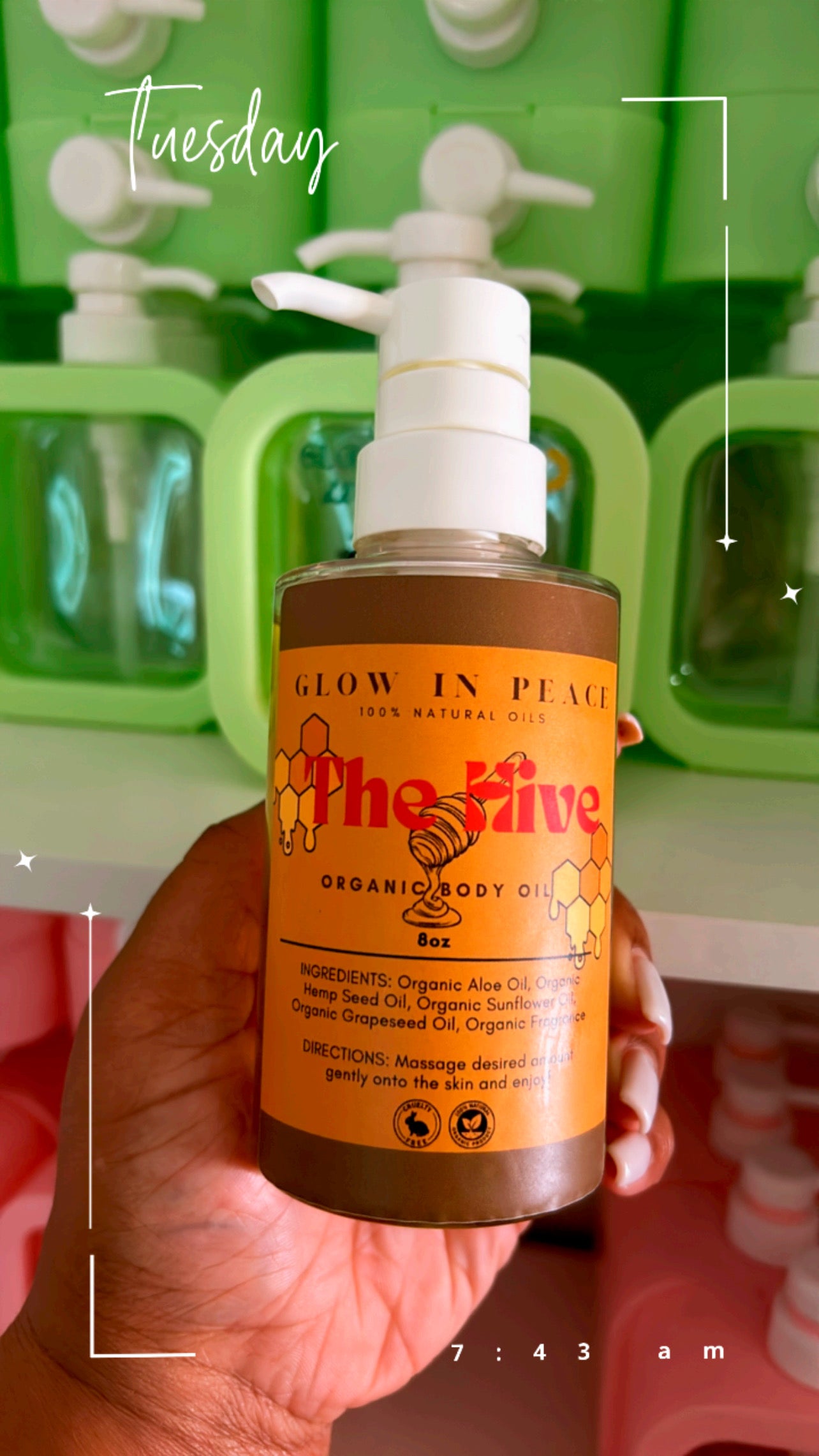 The Hive Body Oil 10oz