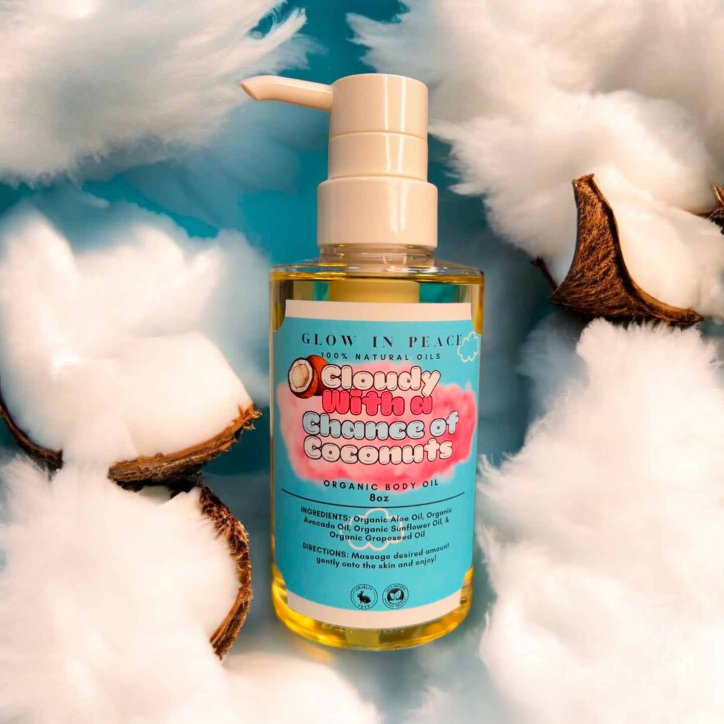 Cloudy With a Chance of Coconuts Body Oil 10oz