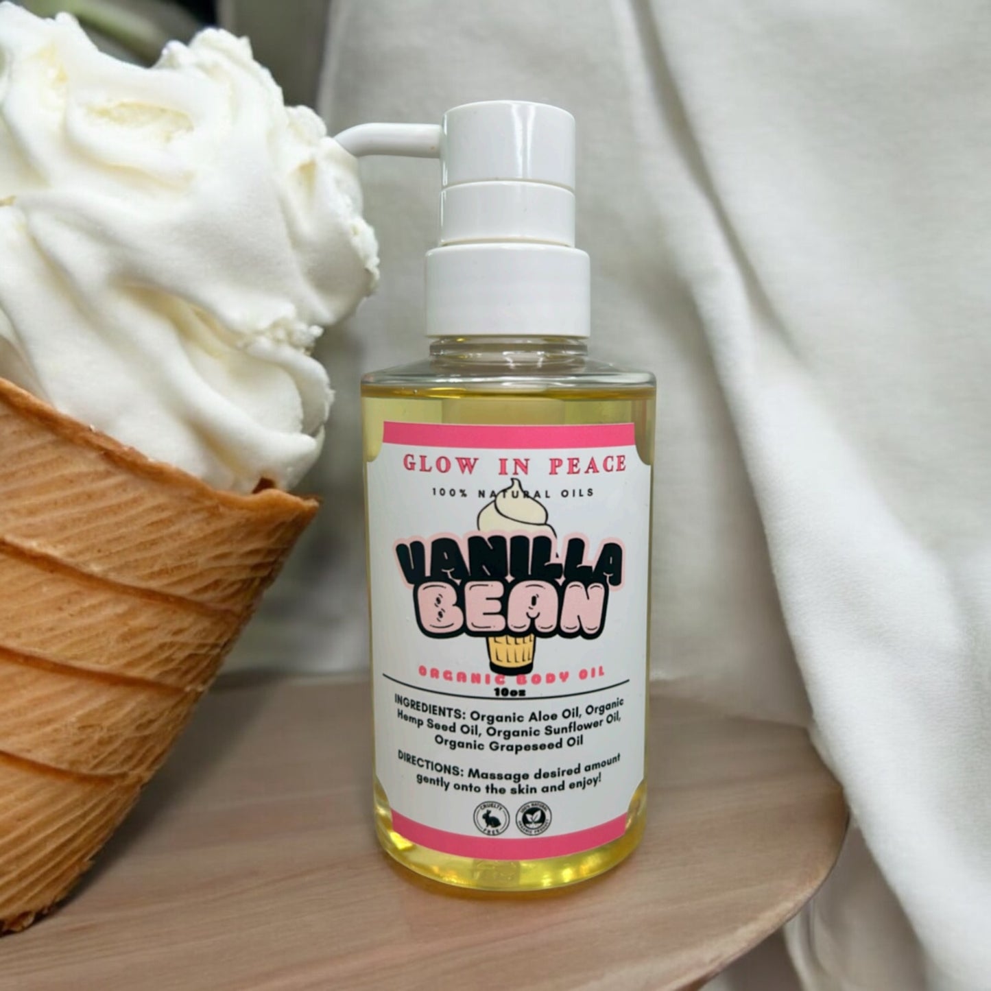 Vanilla Bean Body Oil 10oz