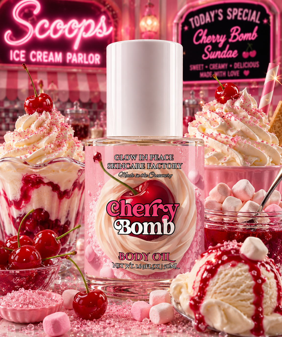 Cherry Bomb Body OIl (Coming Soon)