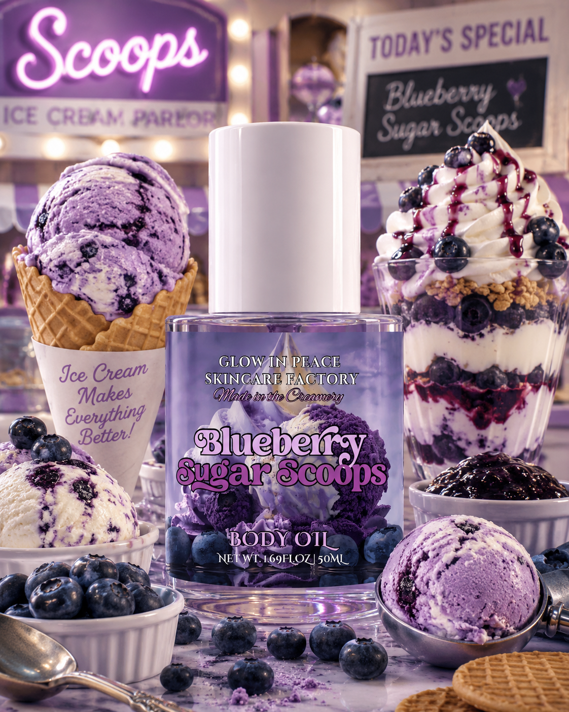 Blueberry Sugar Scoops Body OIl (Coming Soon)