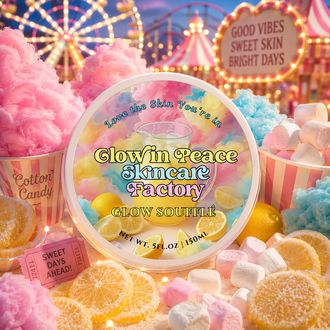 Cotton Candy Lemonade Glow Soufflé
