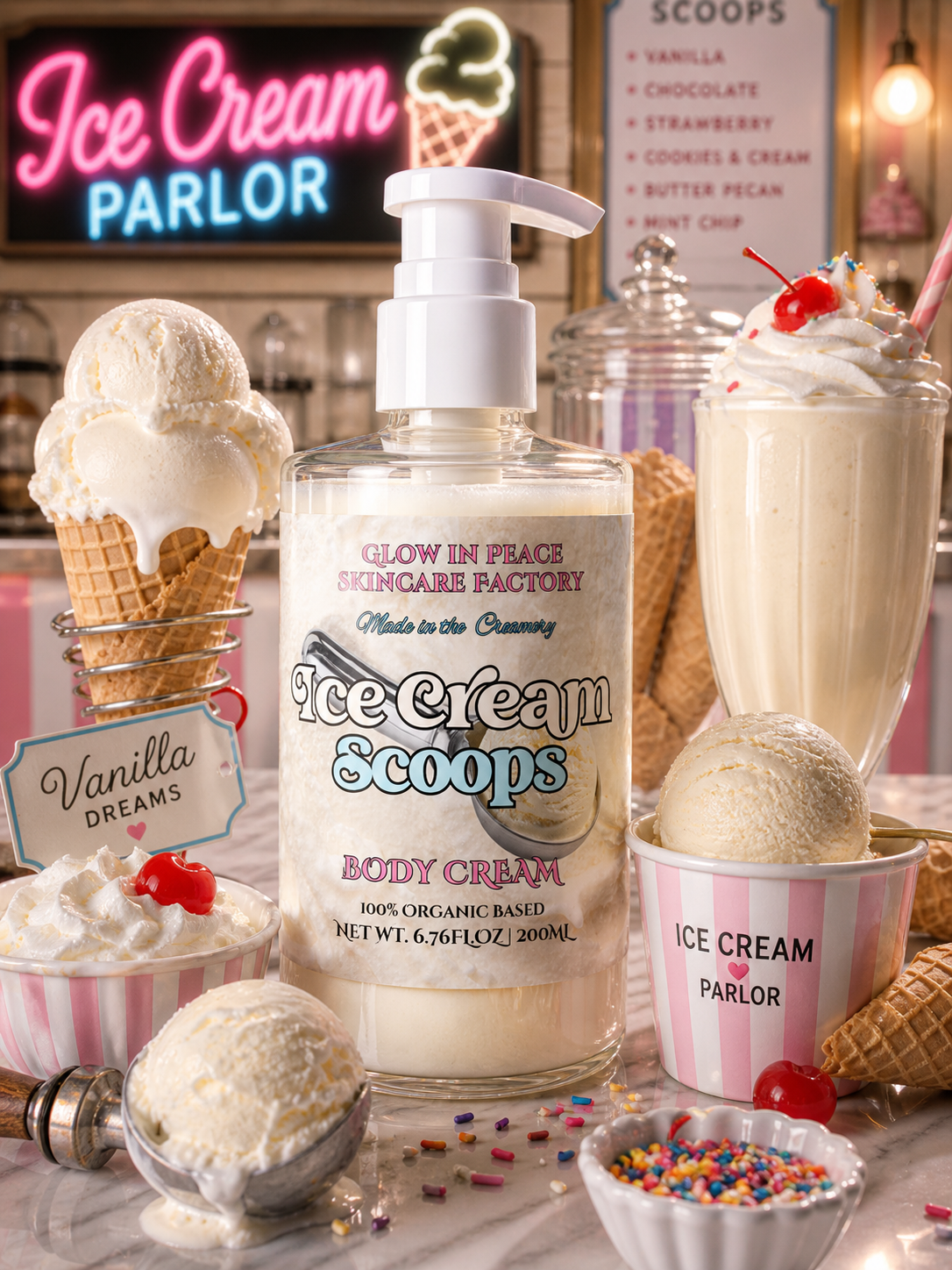 Ice Cream Scoops Body Cream 🍨(Coming Soon)