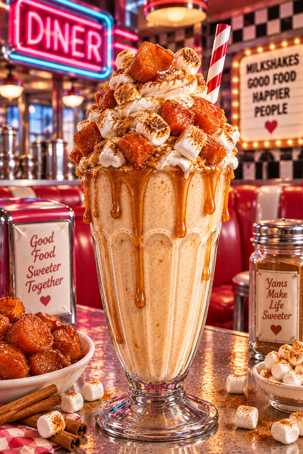 Candied Yammy Milkshake Glow Soufflé