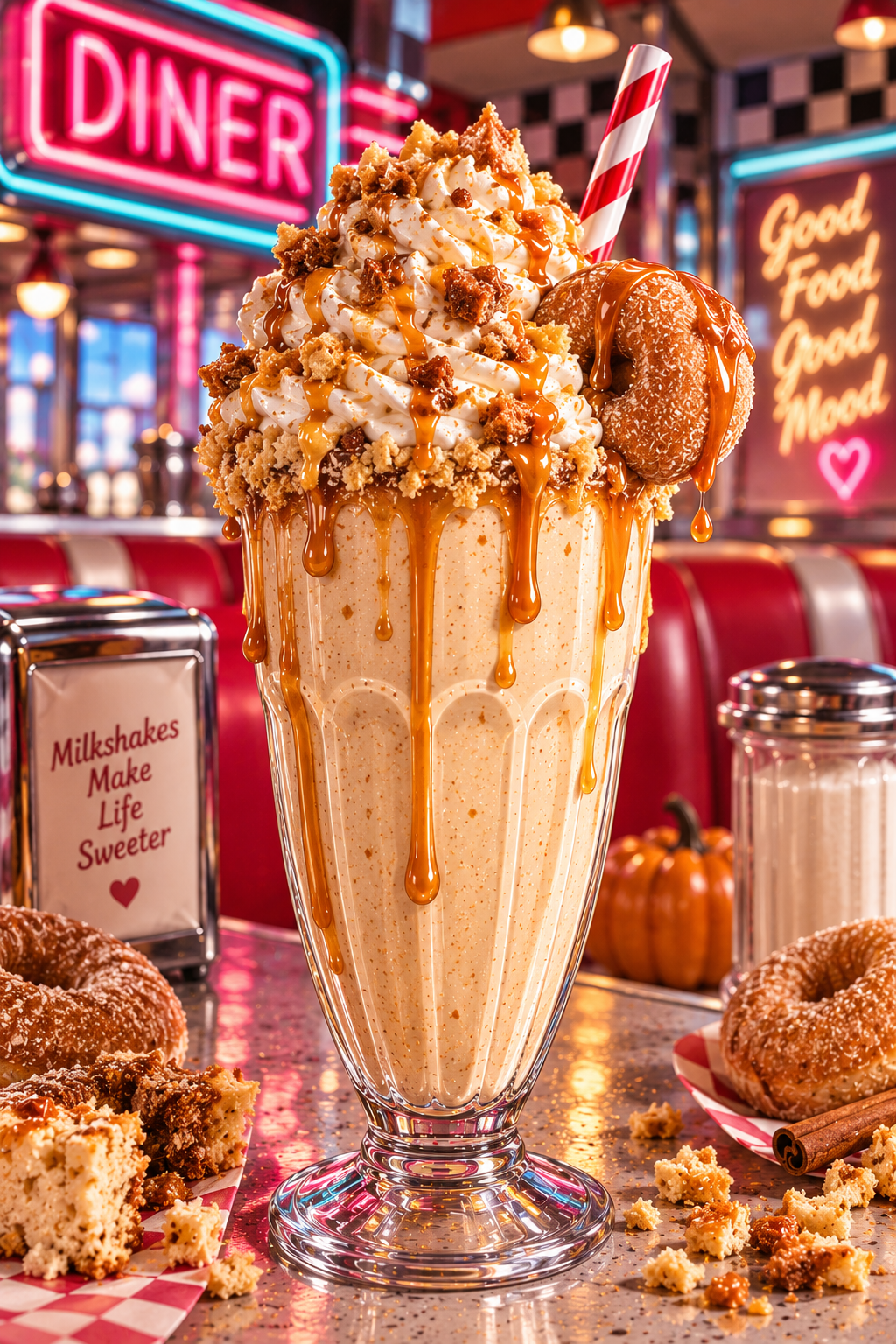 Pumpkin Crunch Milkshake Glow Soufflé
