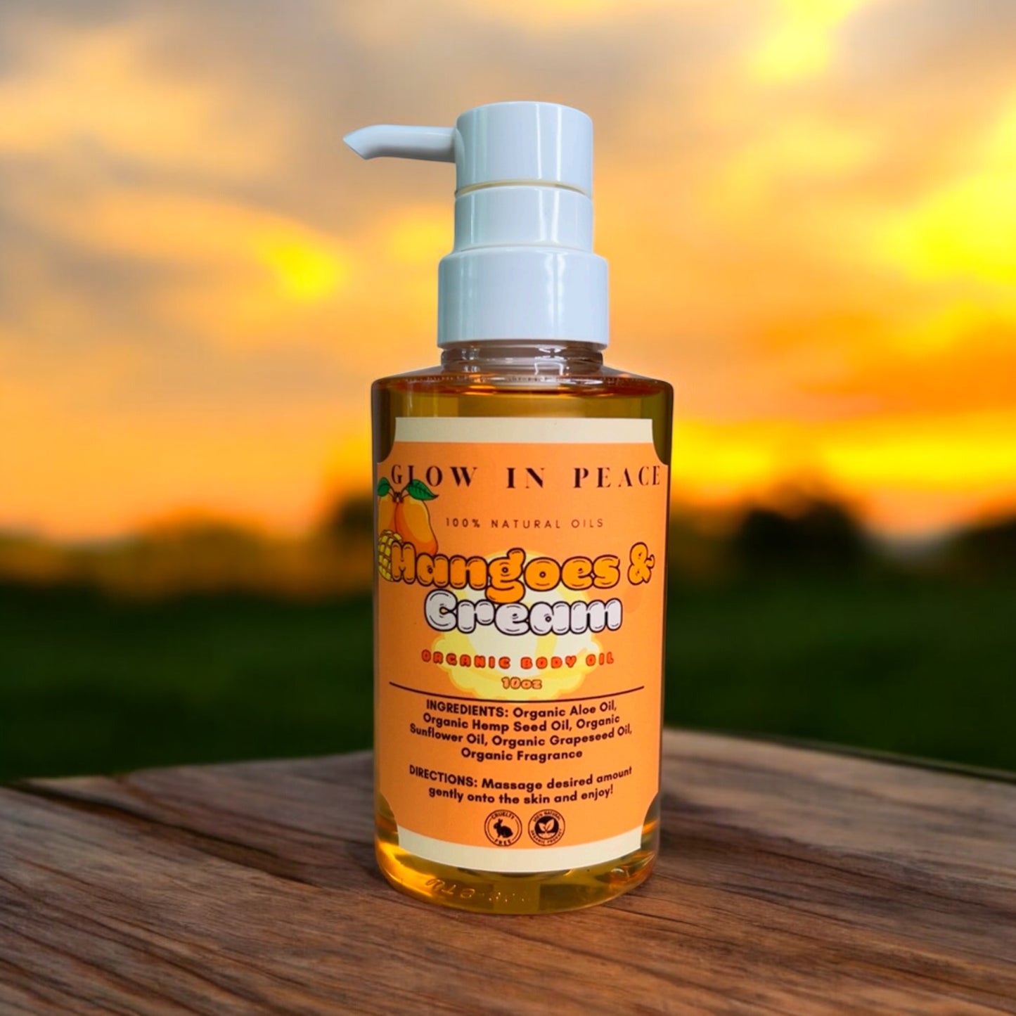 Mangoes & Cream Body Oil 10oz