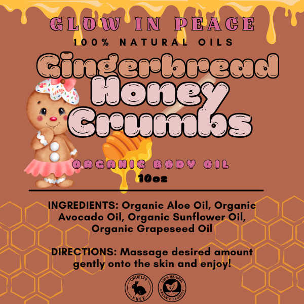 Gingerbread Honey Crumbs Body Oil 10oz