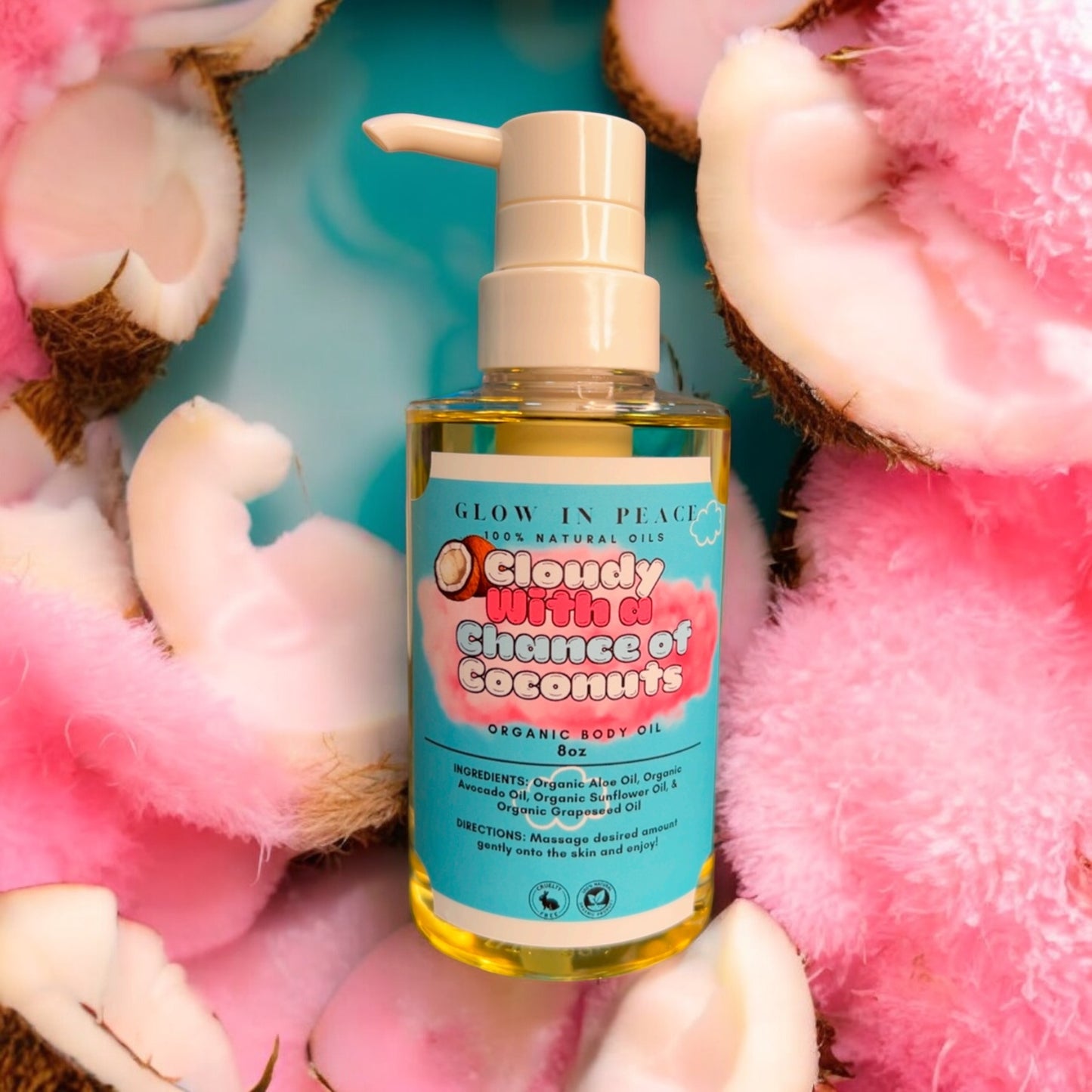 Cloudy With a Chance of Coconuts Body Oil 10oz