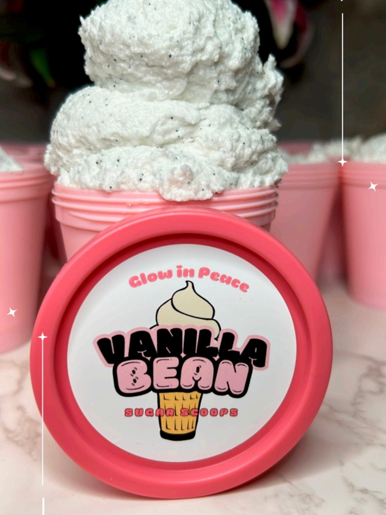 Vanilla Bean Sugar Scoops