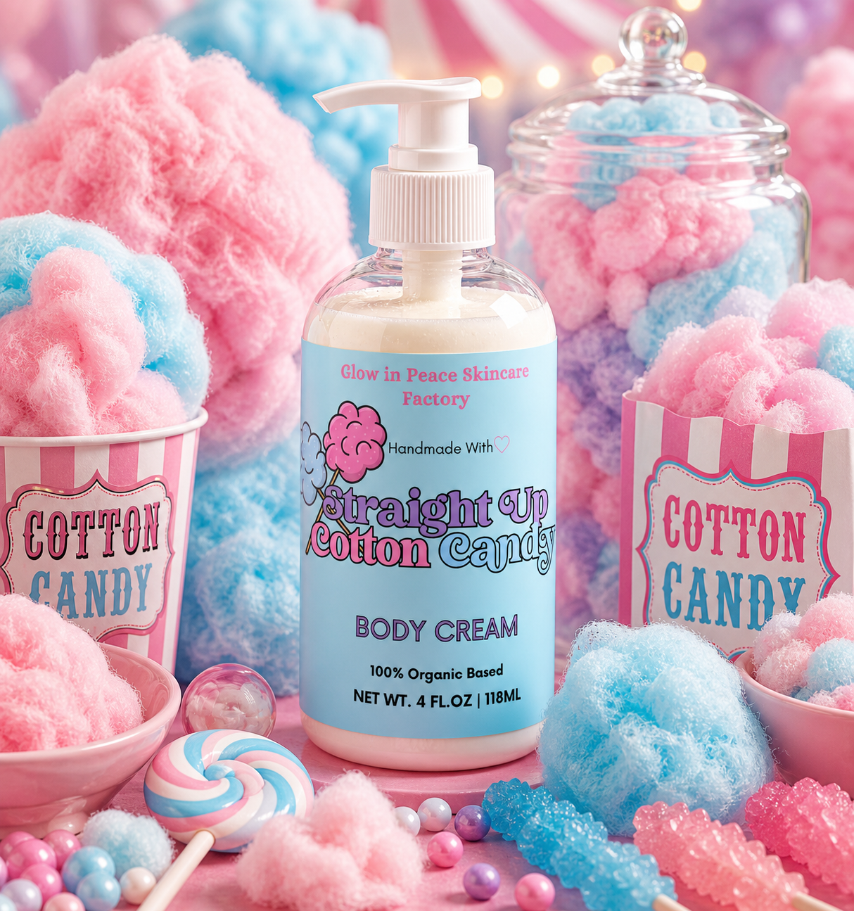 Straight up Cotton Candy Body Cream