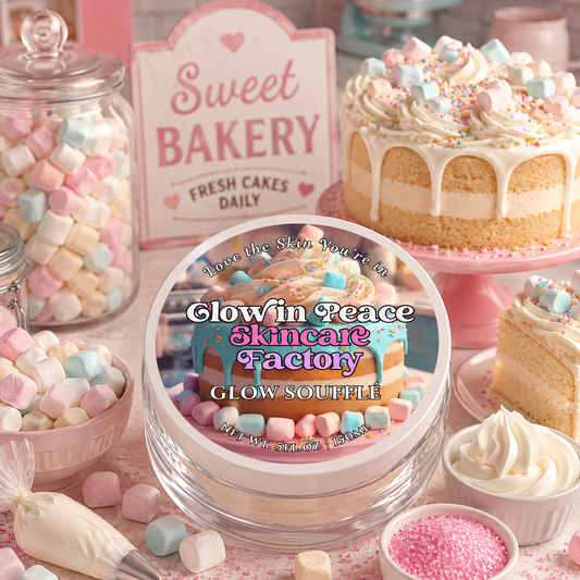 Marshmallow Slay Cake Glow Soufflé 🧁