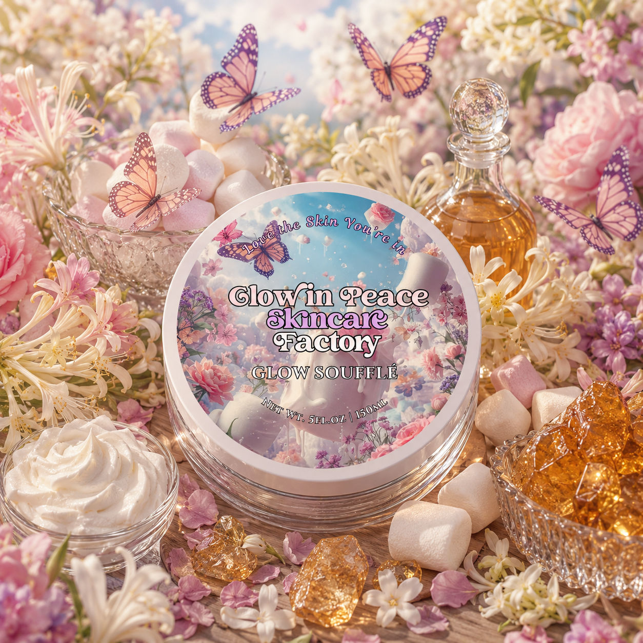 Marshmallow Bloom Milk Glow Soufflé