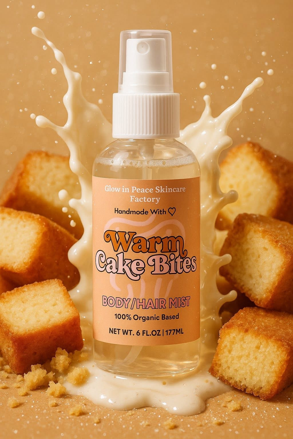Warm Cake Bites Body/Hair Mist