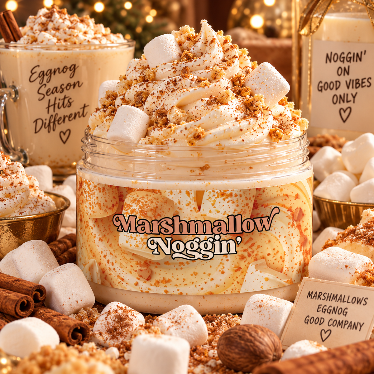 Marshmallow Noggin’ Glow Frosting