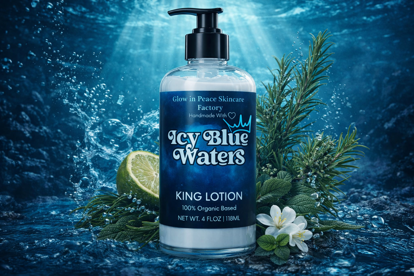 Icy Blue Waters Men’s Body Cream