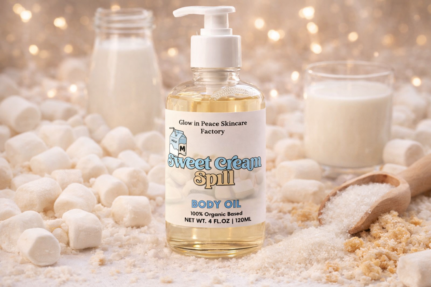 Sweet Cream Spills Body Oil 🥛