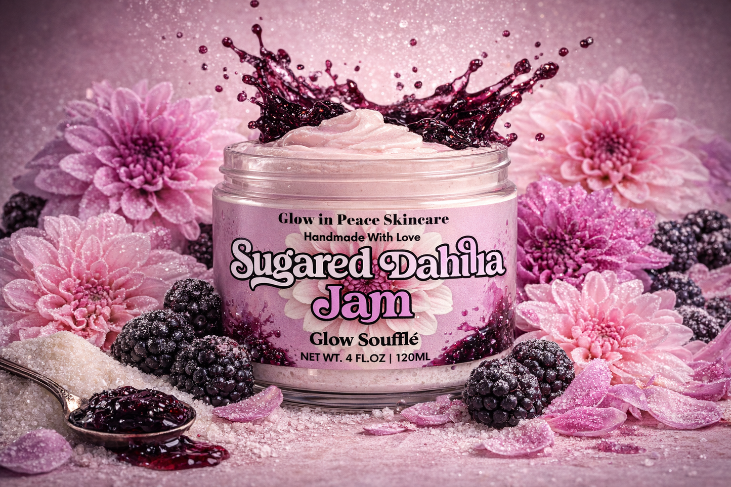 Sugared Dahlia Jam Glow Soufflé
