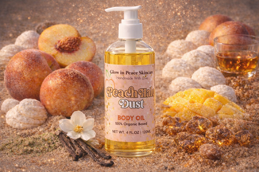 Peach Halo Dust Body Oil